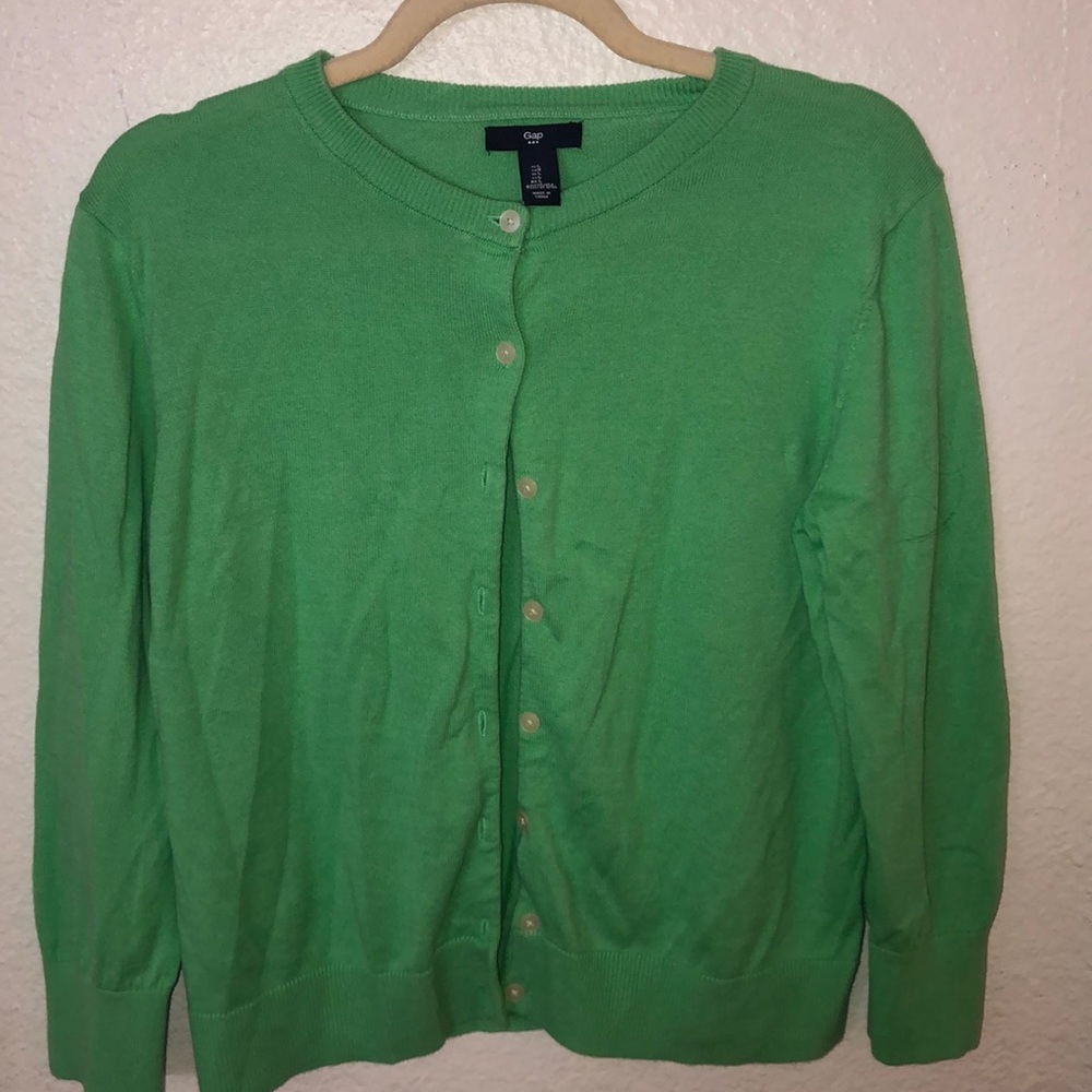 Green CARDIGAN